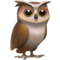 Owl emoji on Apple
